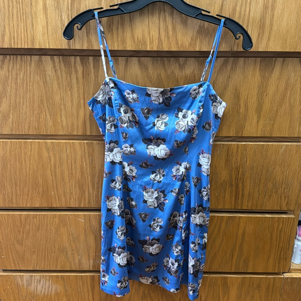 Sunday Best Floral Satin Dress